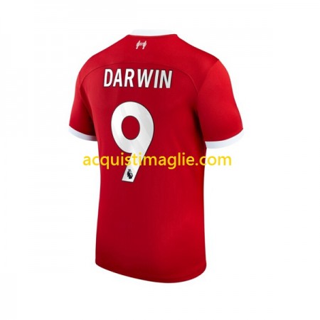 Divisa di Calcio Liverpool Darwin Nunez 9 Prima 2023/2024